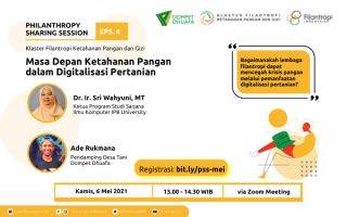 Philanthropy Sharing Session: “Masa Depan Ketahanan Pangan dalam Digitalisasi Pertanian”