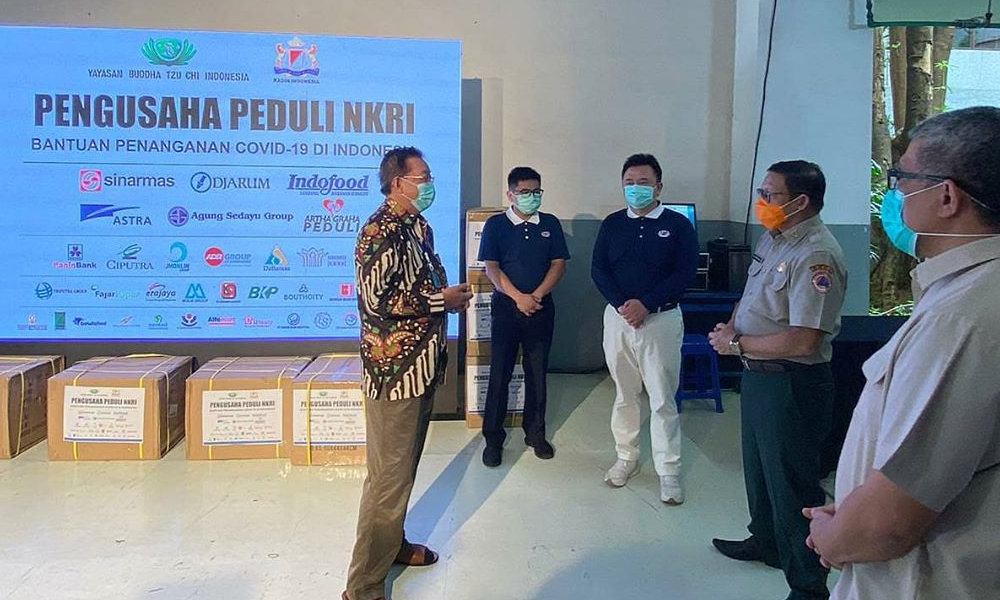 Dukungan Pengusaha Peduli NKRI covid 19