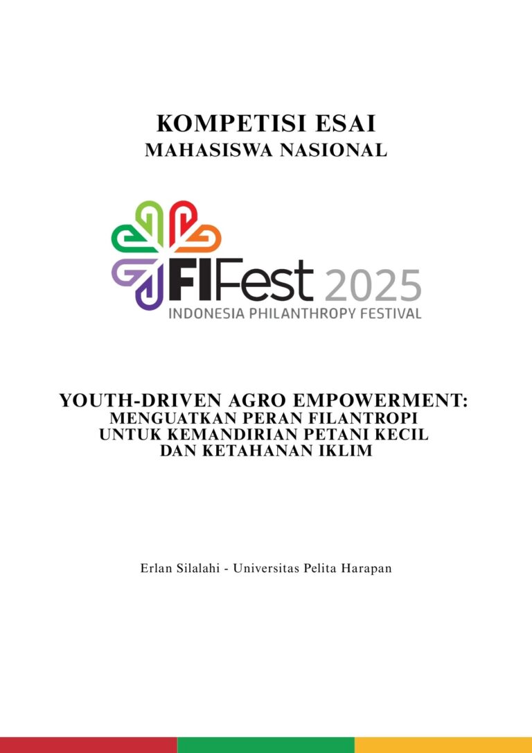Youth-Driven Agro Empowerment Menguatkan Peran Filantropi untuk Kemandirian Petani Kecil dan Ketahanan Iklim