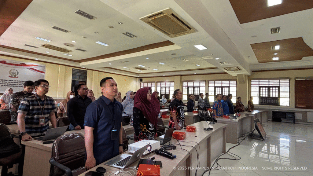Perhimpunan Filantropi Indonesia: Perkuat Sinergi Multipihak dalam Penyusunan Rencana Aksi Daerah SDGs Sulawesi Selatan 2025–2030 3 pss 73