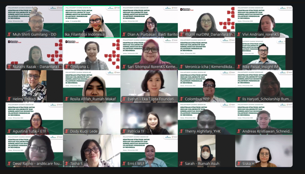 Memperkuat Kemitraan Strategis untuk Ekosistem Filantropi Pendidikan yang Berkelanjutan 5 Dokumentasi PSS 51